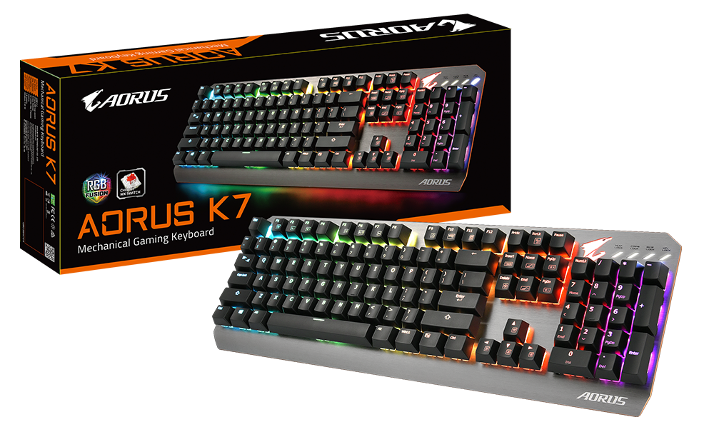 Bàn phím cơ GIGABYTE AORUS K7 RGB - Cherry Red Switch 